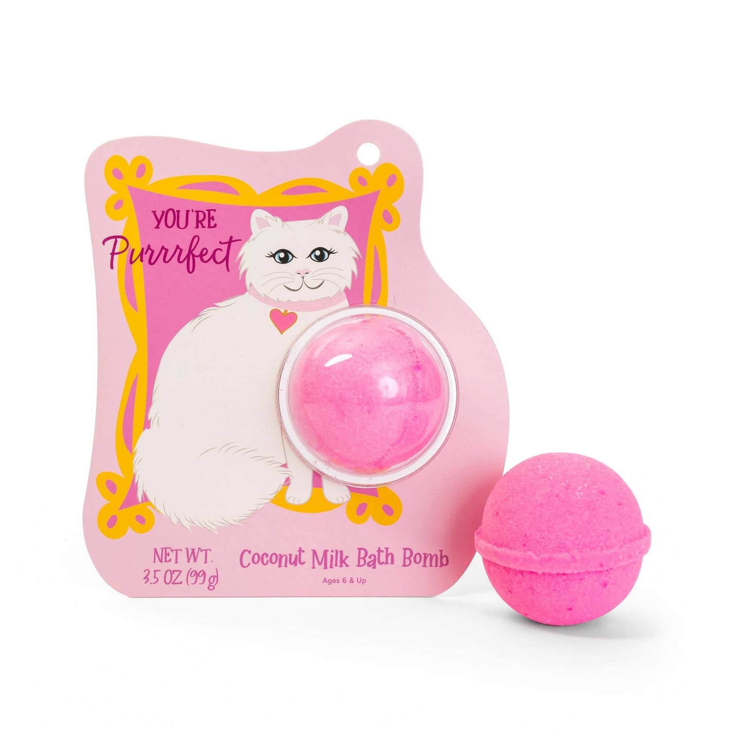 Cat Coconut Milk Bath Bomb