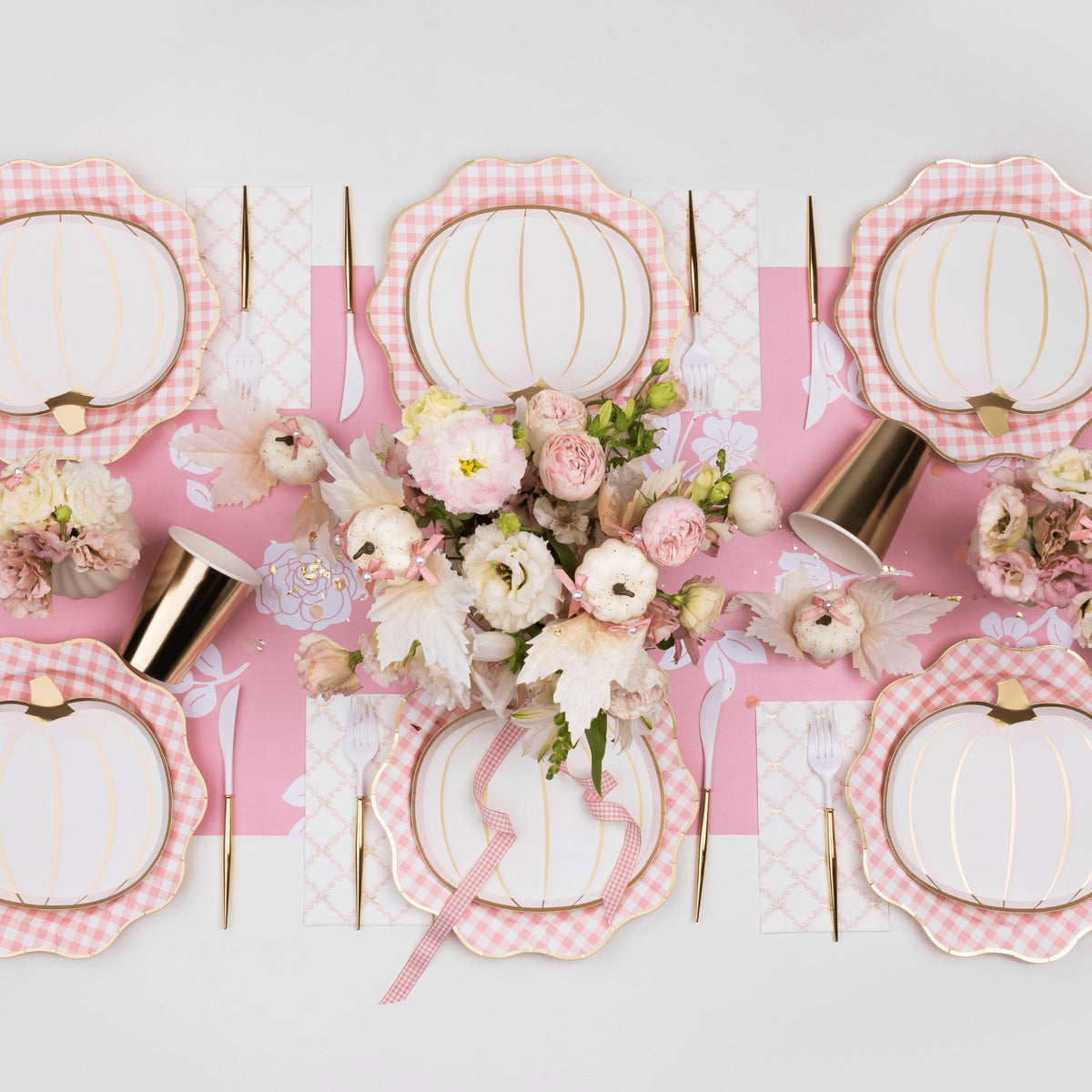 Pink Trellis Guest Towels