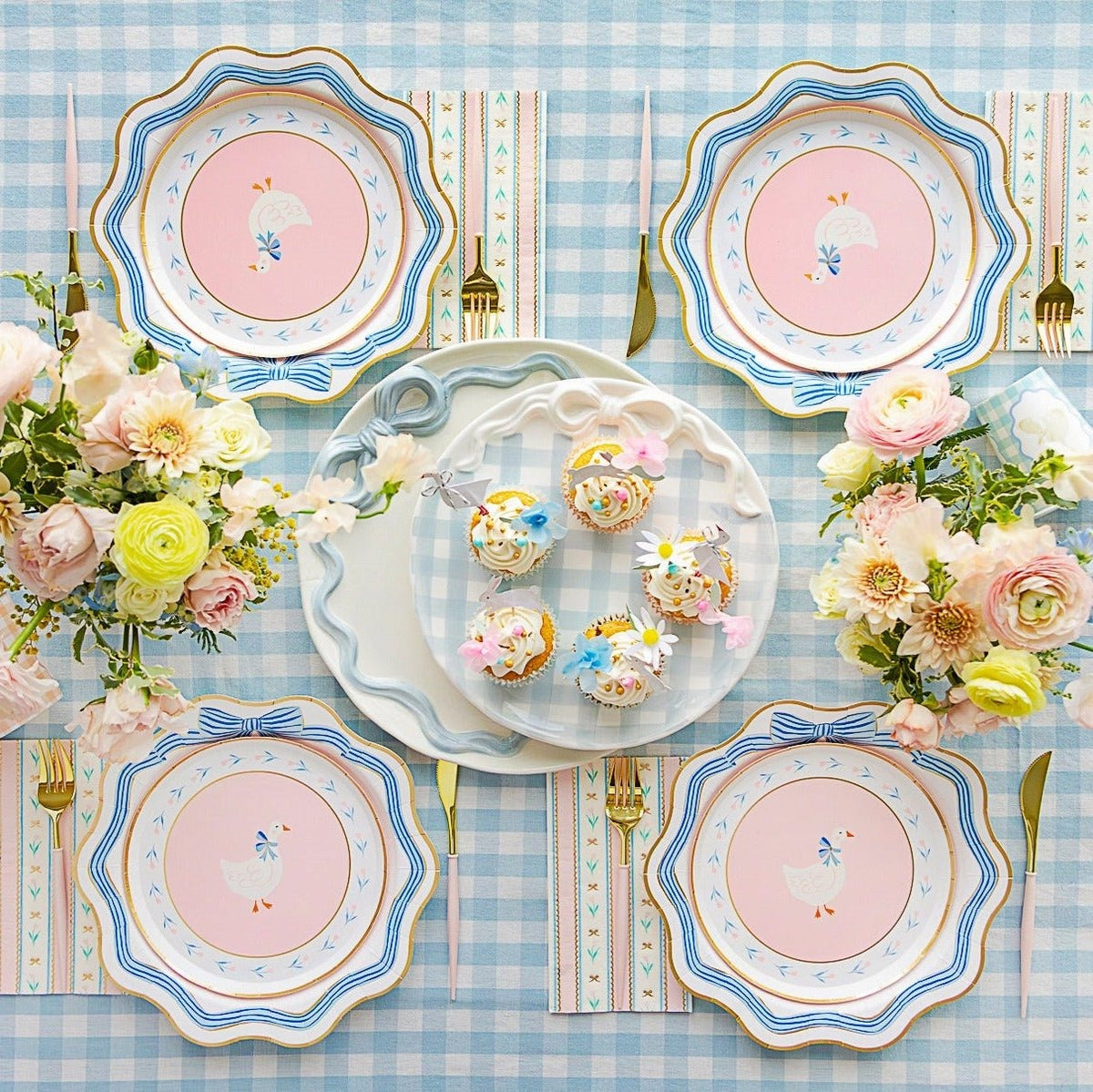 Petal Pink Sweet Goose Small Plates