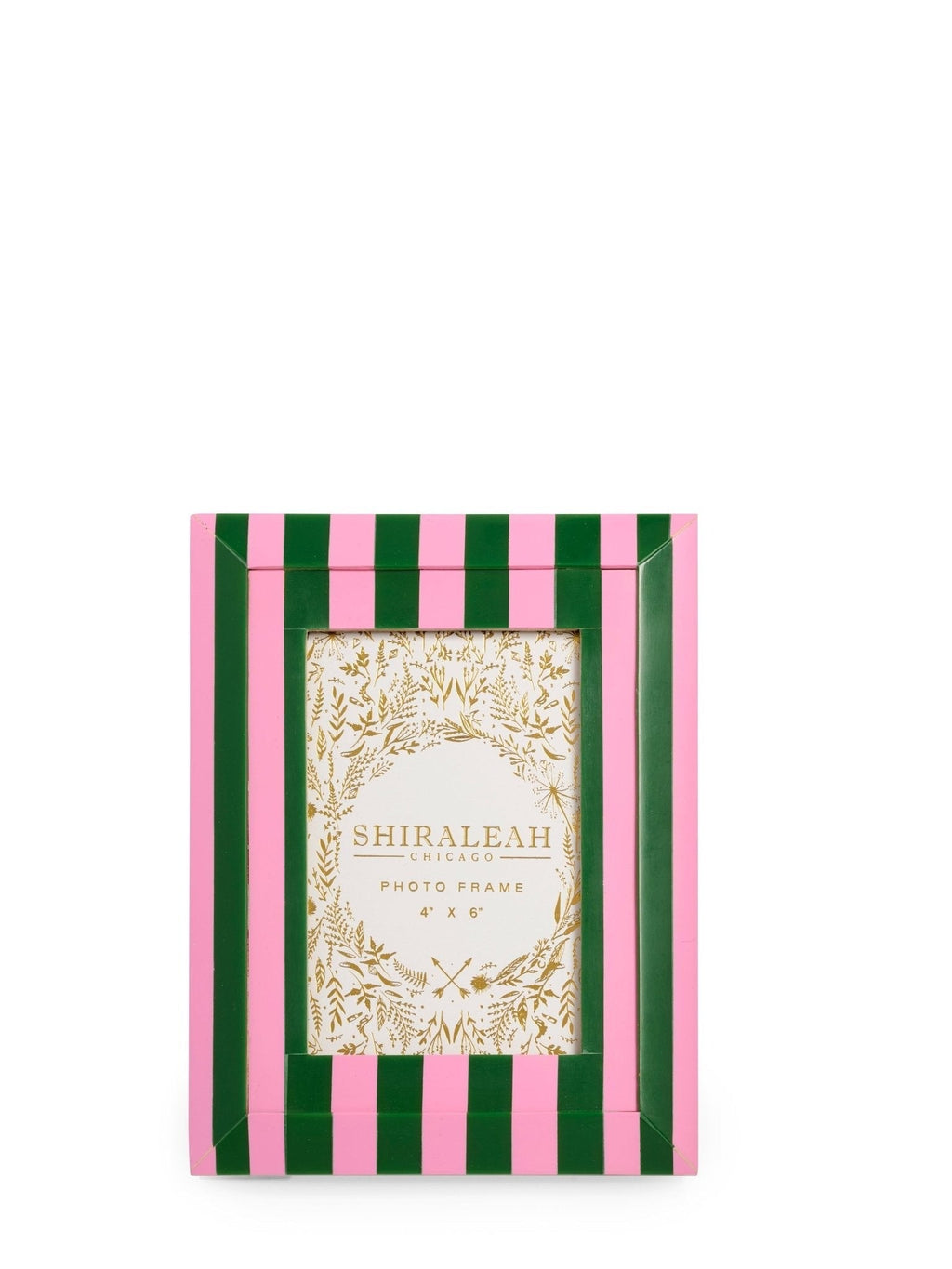 Shiraleah Viva 4" x 6" Striped Bevel Picture Frame