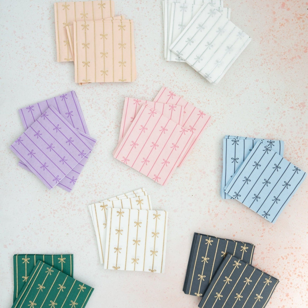 Le Lilac Signature Bow Small Napkins