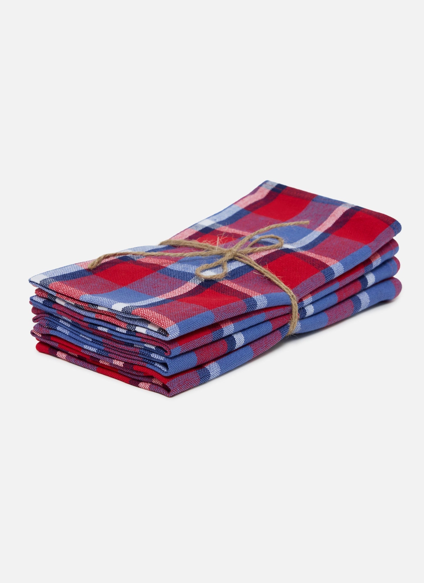 Betty Plaid Red Napkins