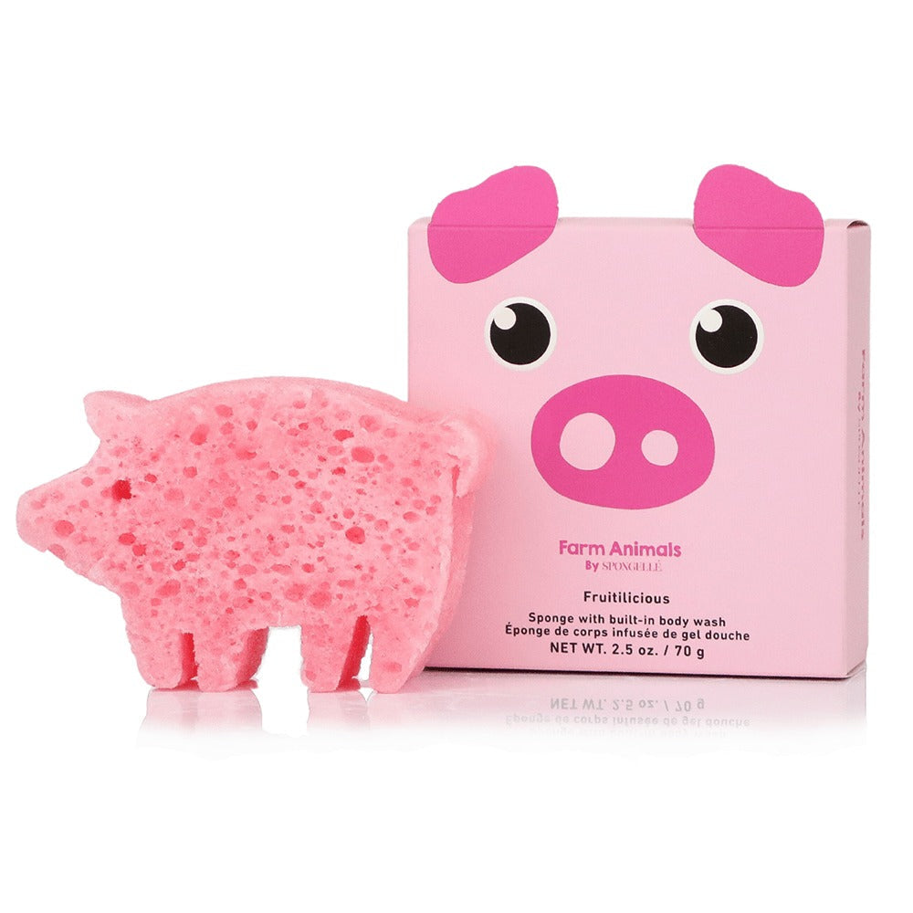 Peggy Pig Shower Buffer Sponge