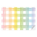 Rainbow Gingham Paper Placemats