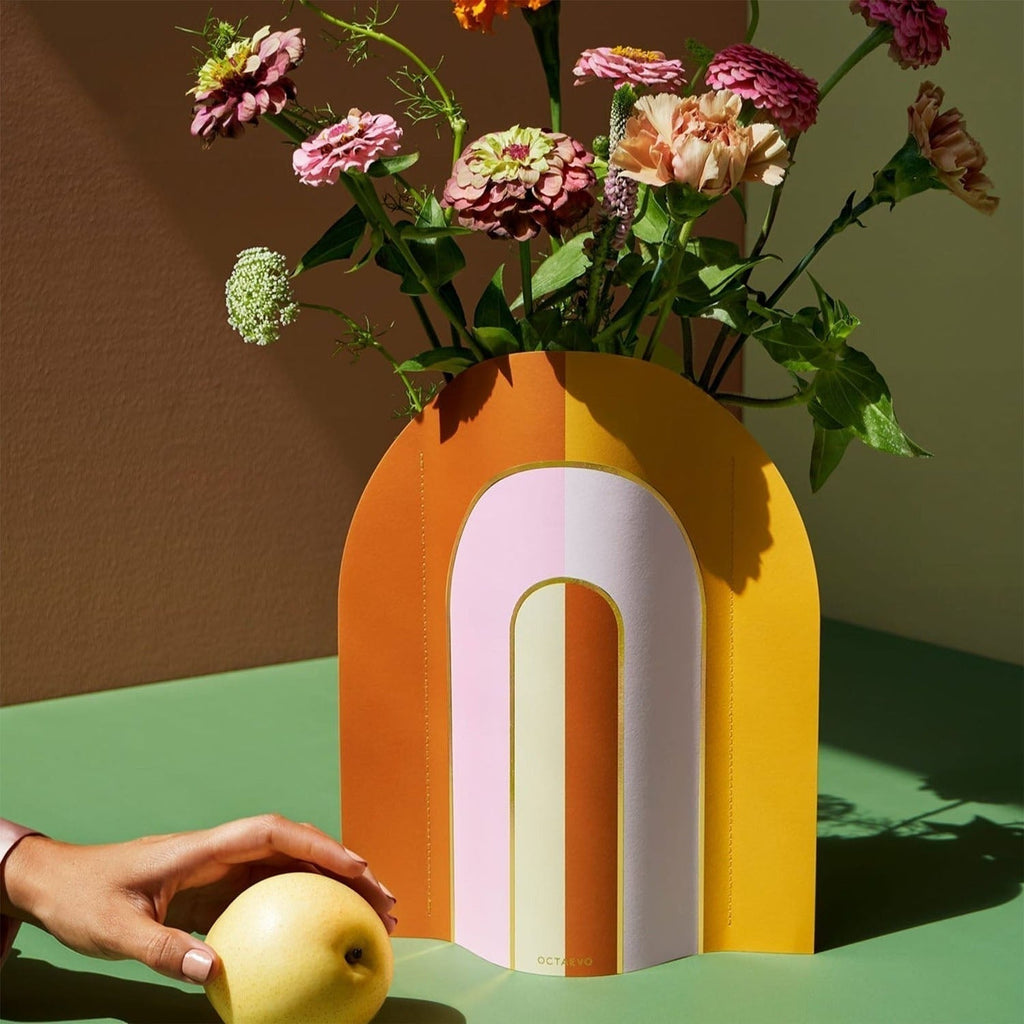 Riviera Arch Paper Vase