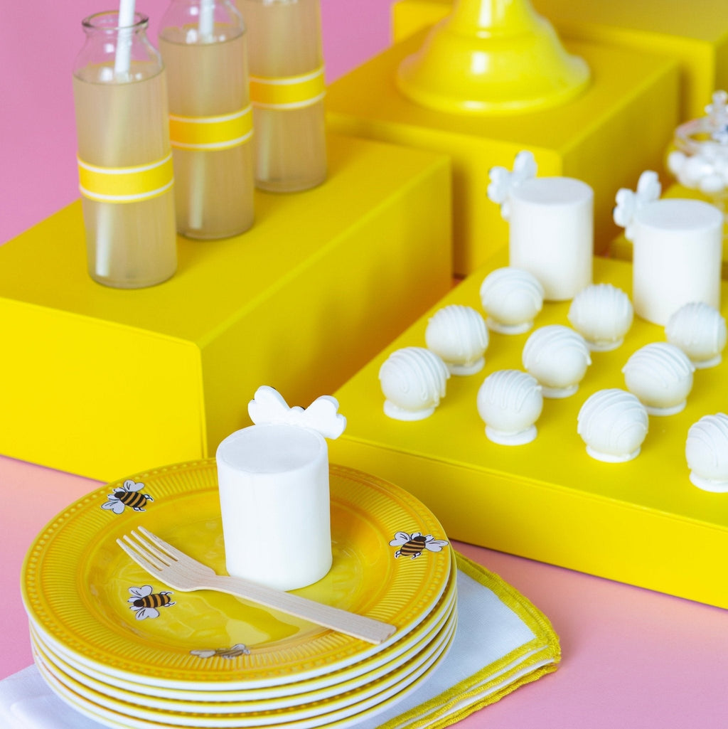 Yellow Display Box Risers