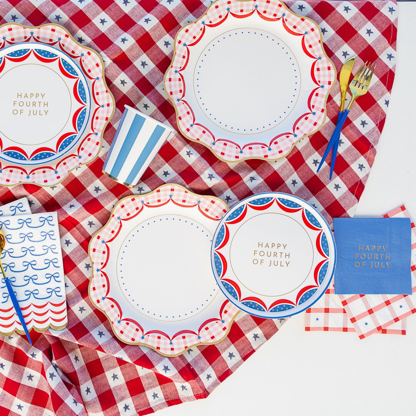 Happy 4th of July Cocktail Napkins