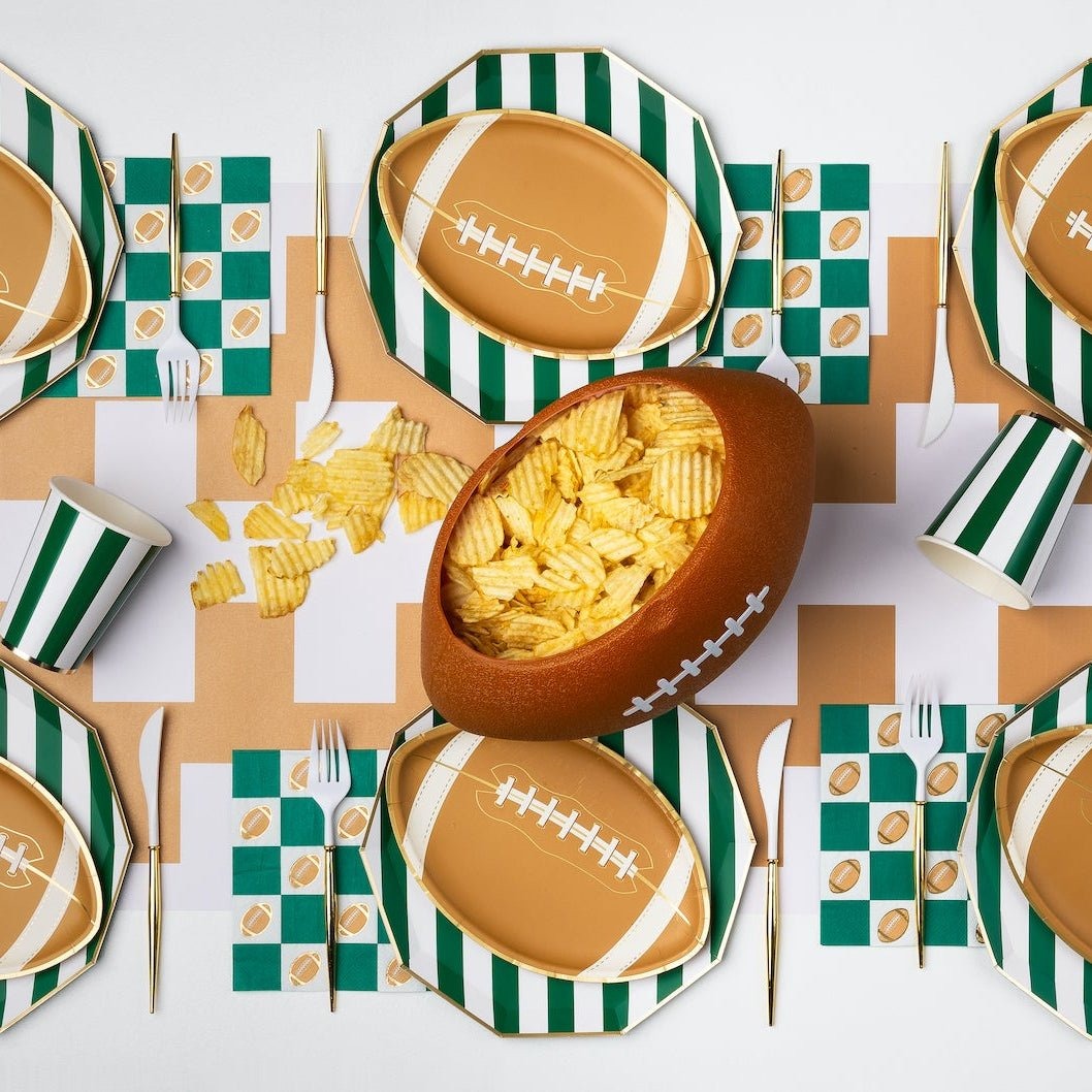 Emerald Green Signature Cabana Stripe Cups