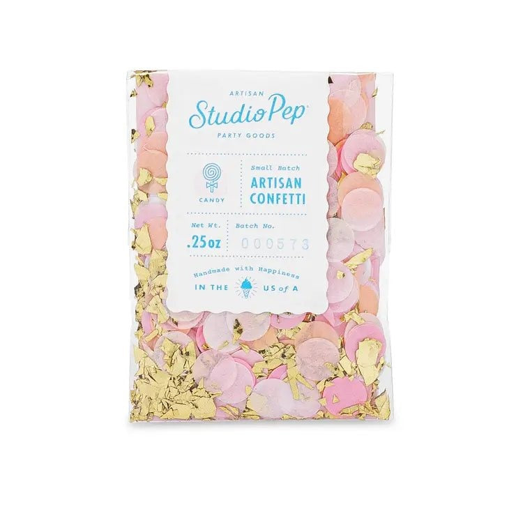Candy Pink & Peach Confetti