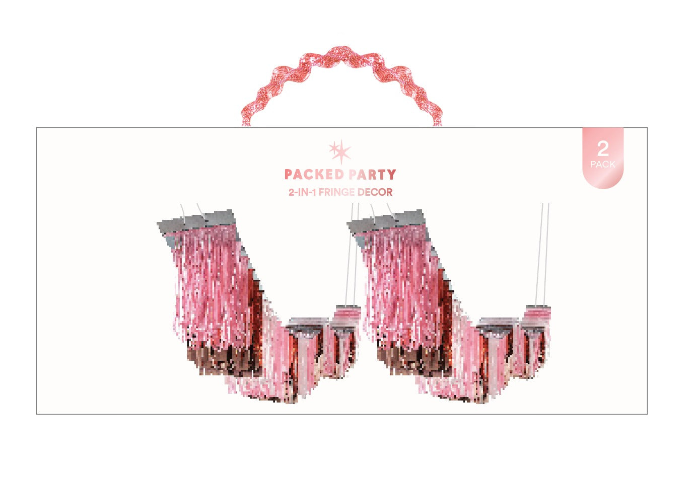 Pink Fringe Decor