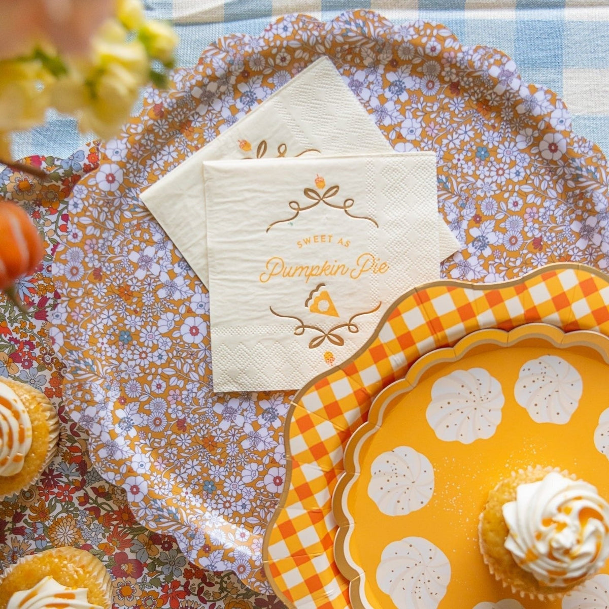 Sweet as Pumpkin Pie Cocktail Napkins