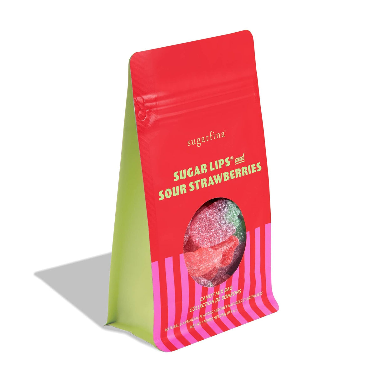 Sugar Lips & Sour Strawberries Gummy Candy Bag