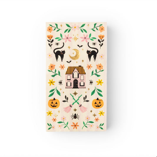 Pink Haunted House Cottagecore Guest Towels