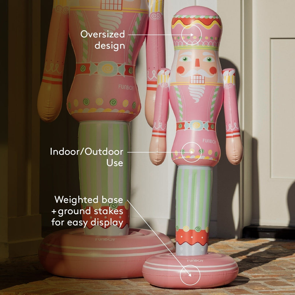 Small Inflatable Pink Nutcracker