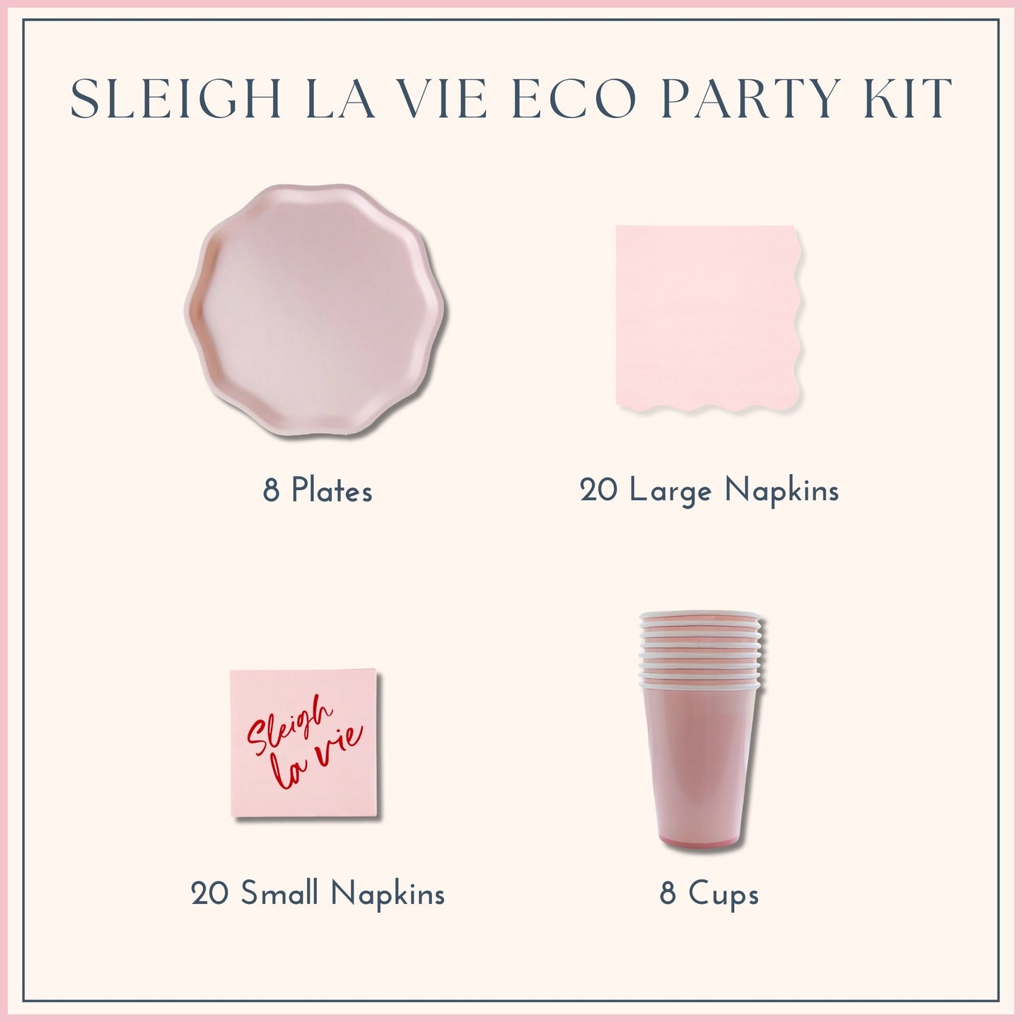Sleigh La Vie Eco Party Kit