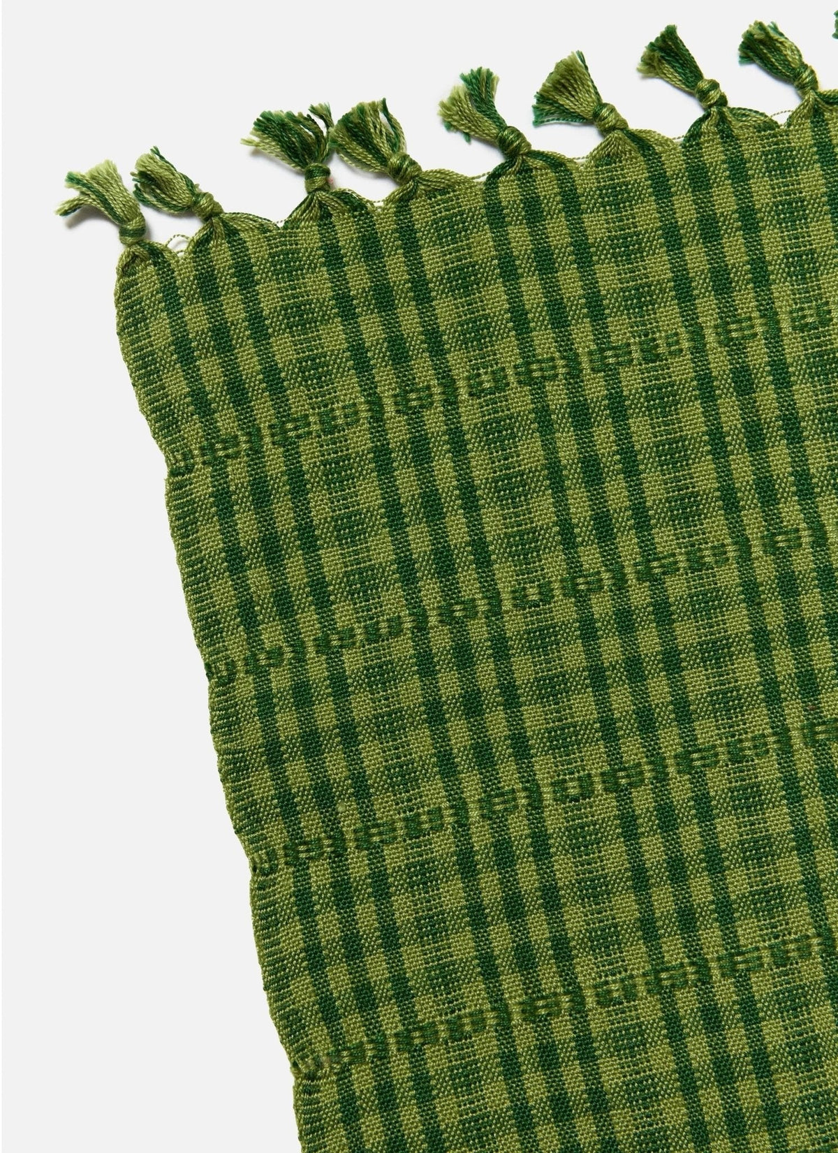 Two Toned Evergreen Tablecloth