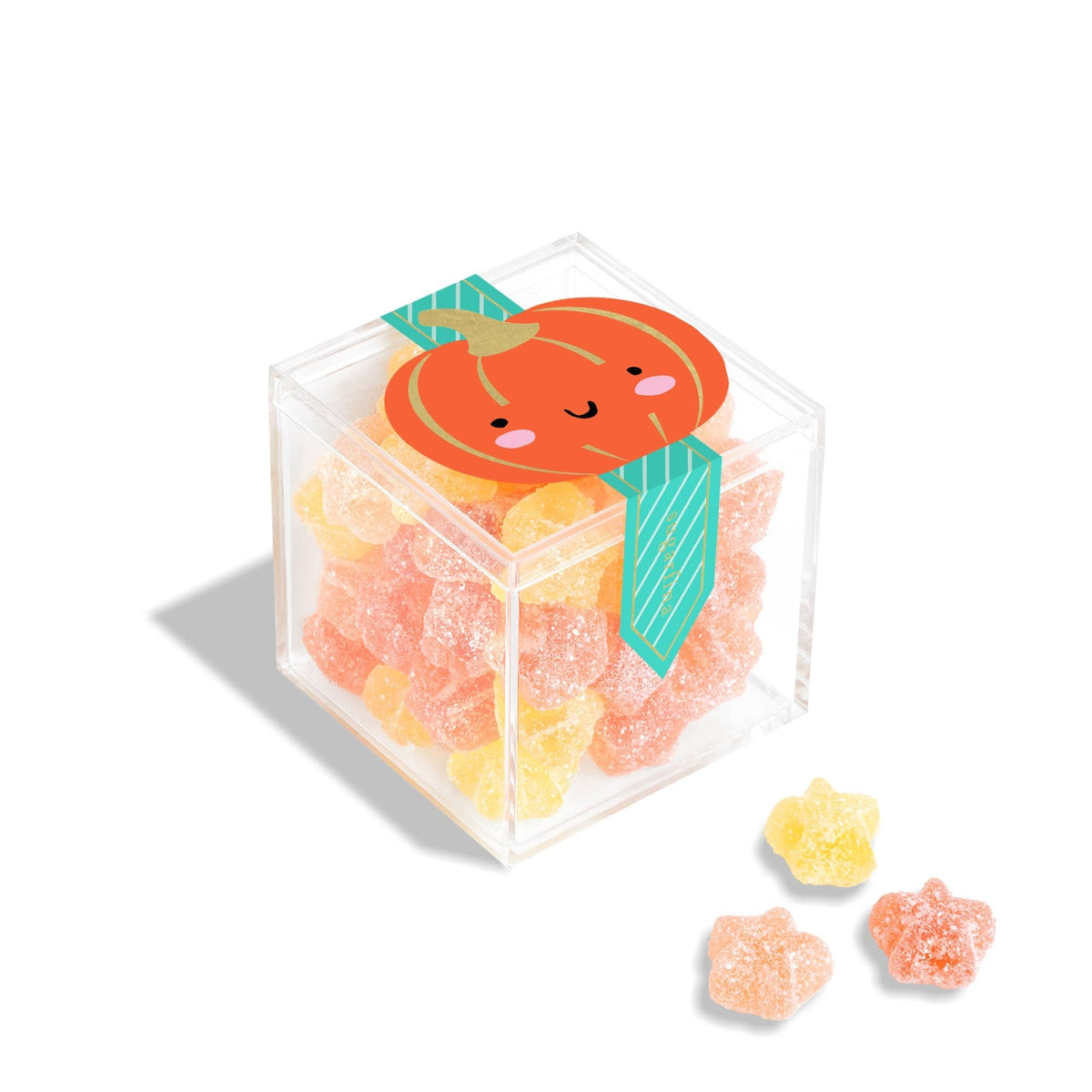 Pumpkin Sour Stars Gummy Candy