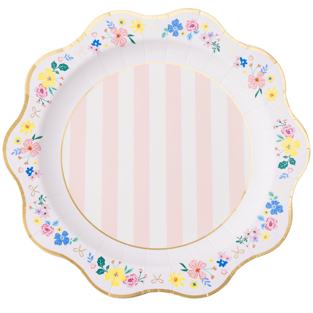 Multicolor Elegant Floral Dinner Plates
