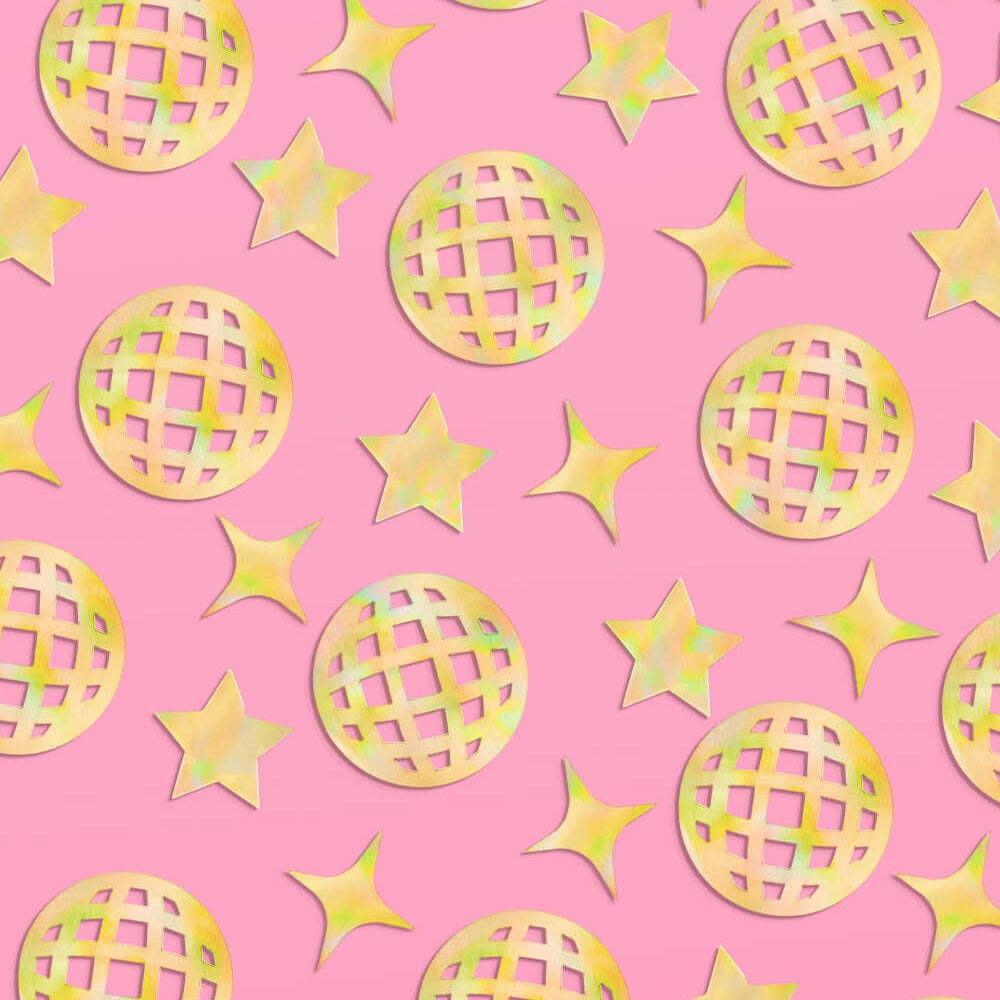 Gold Disco Ball Confetti