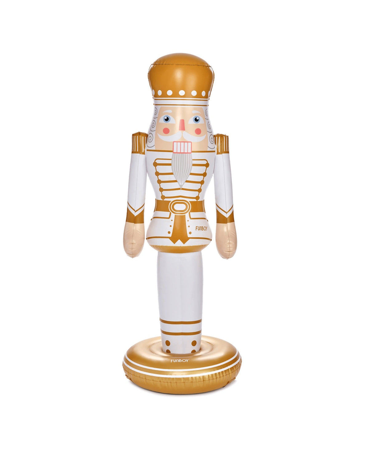 Large Inflatable Gold & White Nutcracker