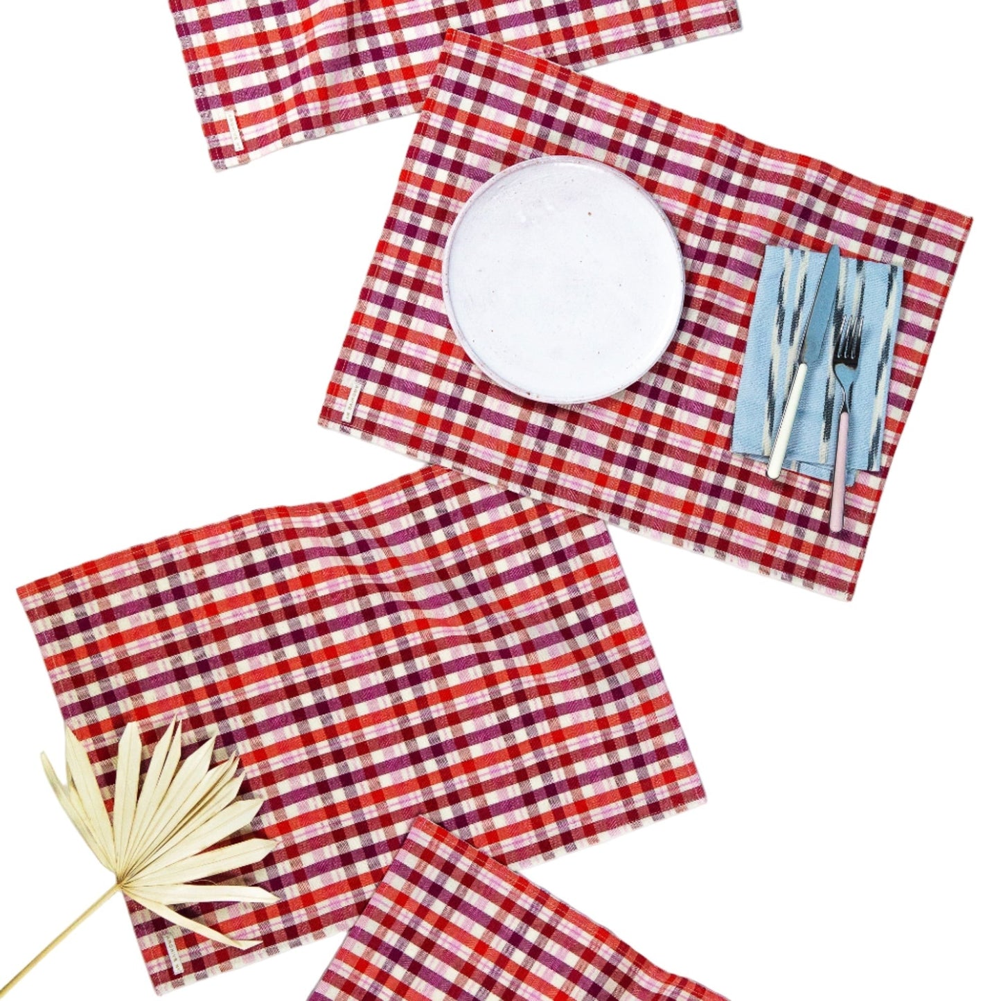Noel Plaid Placemat Set
