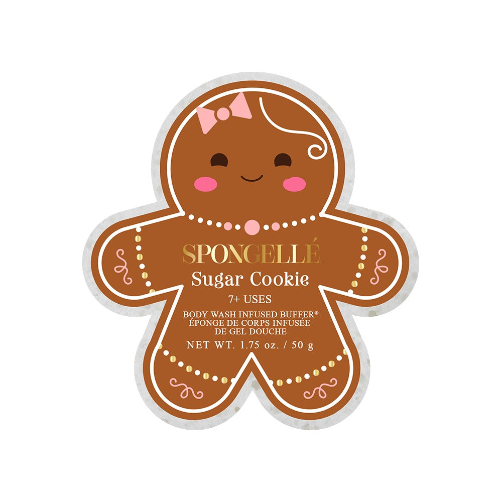 Sugar Cookie Gingerbread Shower Buffer Sponge