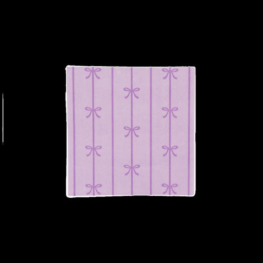 Le Lilac Signature Bow Small Napkins