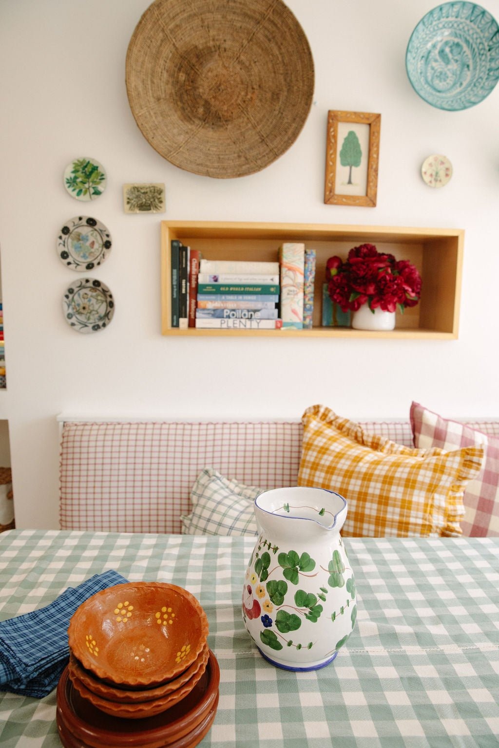 Gingham Sage Tablecloth