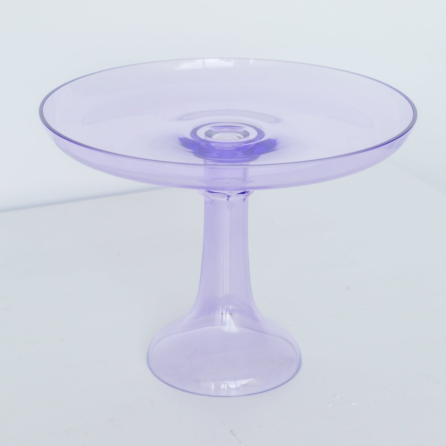 Lavender Glass Cake Stand