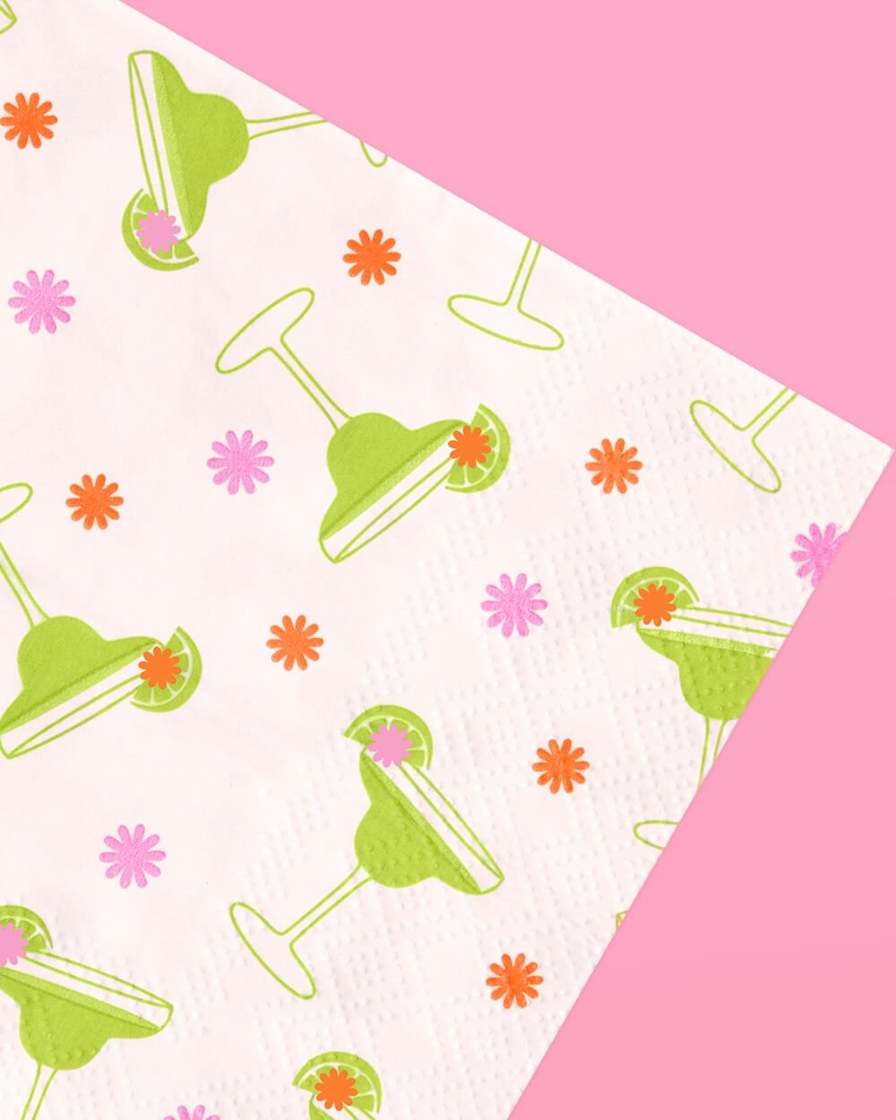Margarita Print Cocktail Napkins