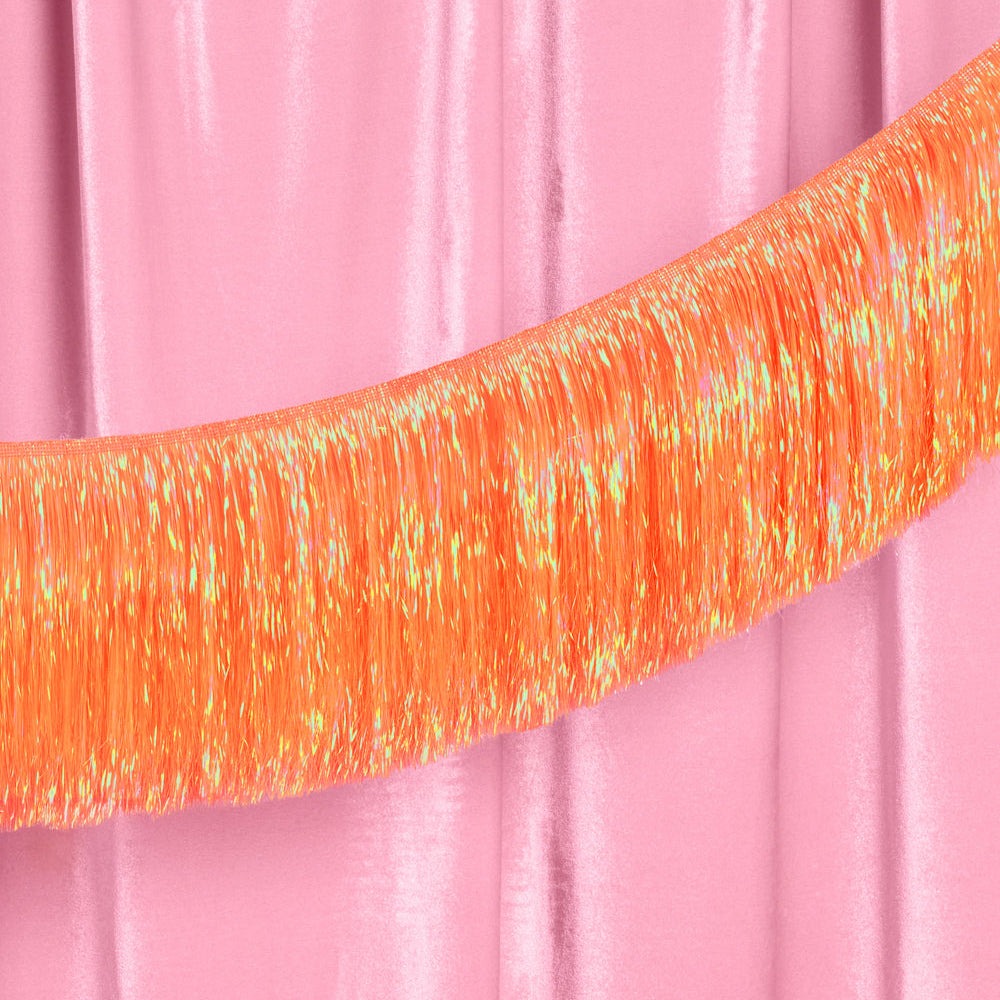Showgirl Orange Fringe Banner