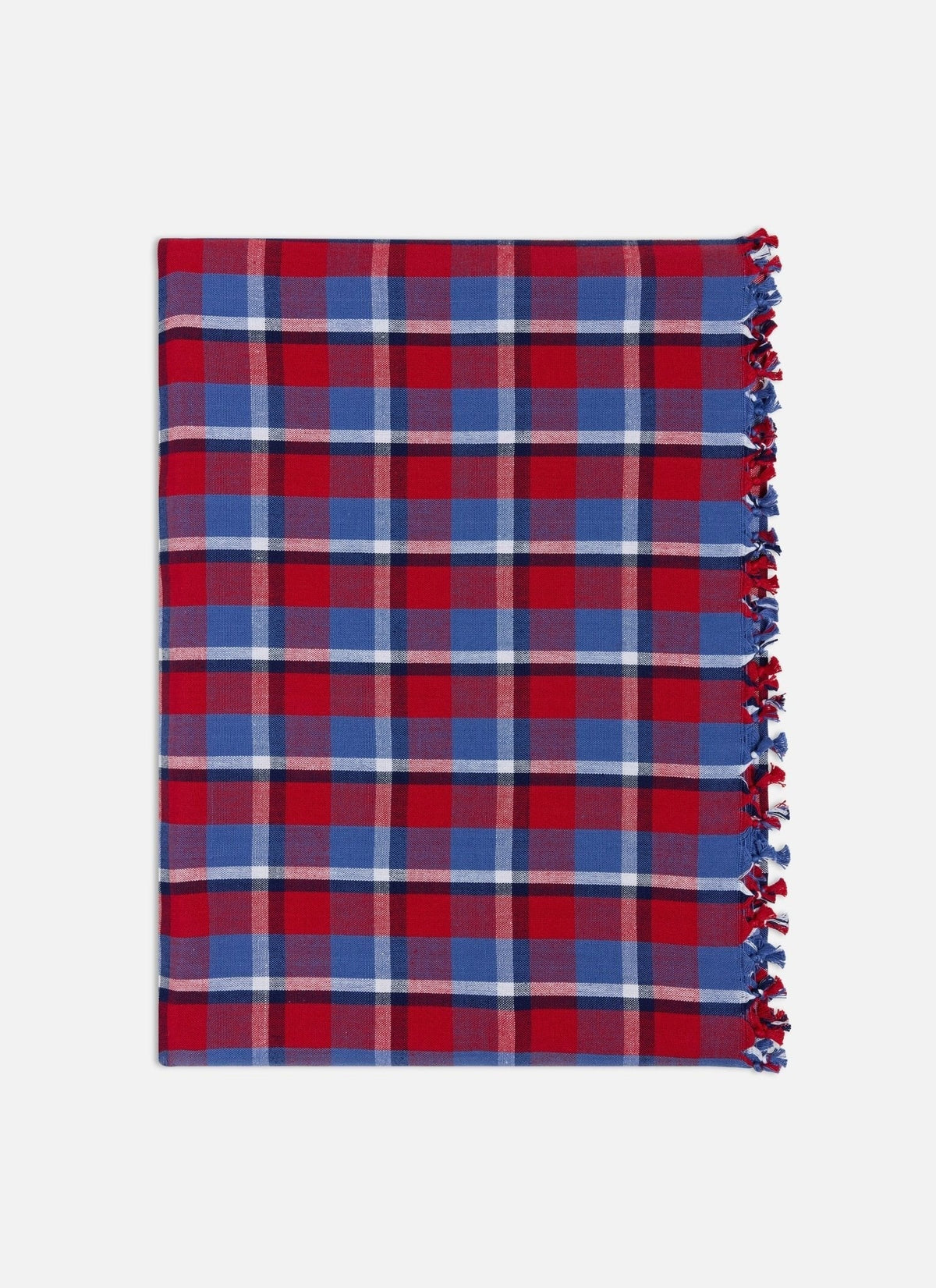 Betty Plaid Red Tablecloth