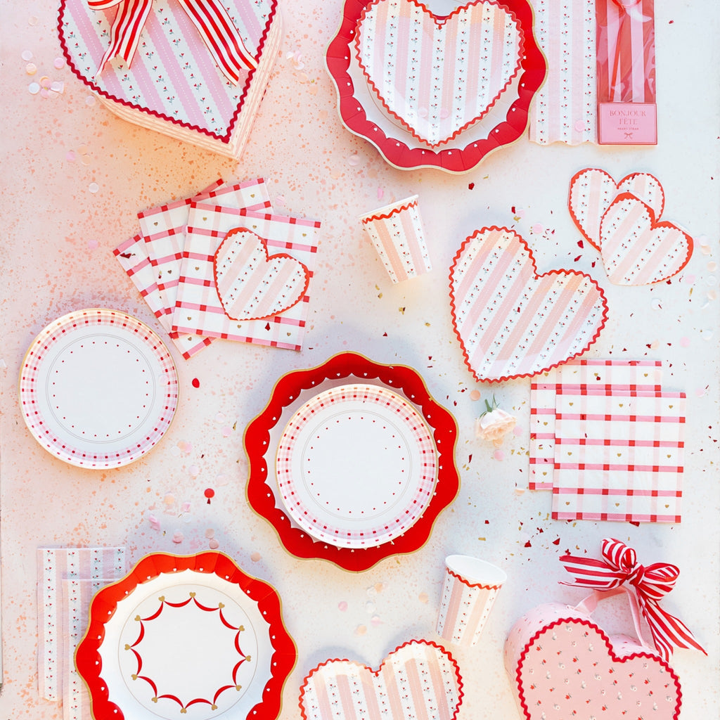 Elegant Valentine Dinner Plates