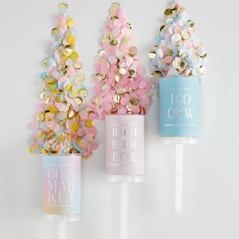 Bachelorette Confetti Party Popper