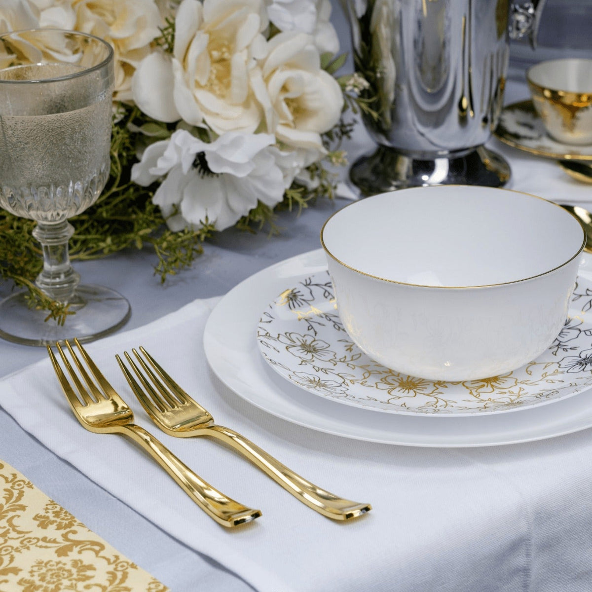 Gold Plastic Forks