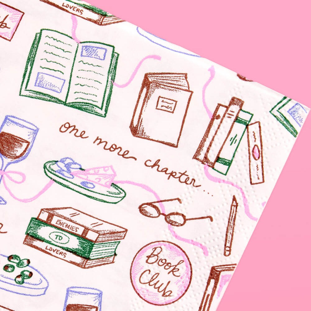 Book Club Party Napkins | 25 Paper Napkins