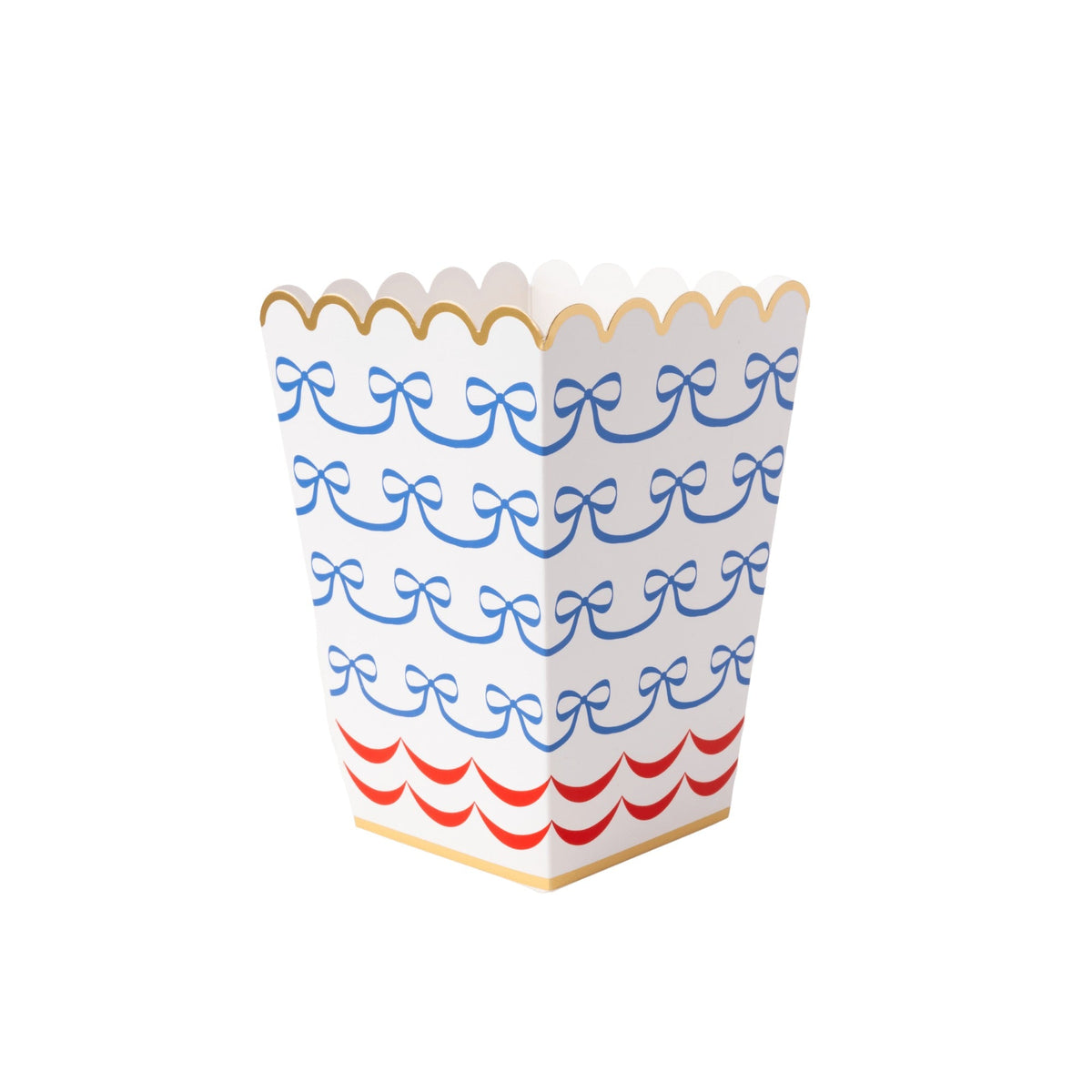 4th of July Bow Flag Popcorn Boxes