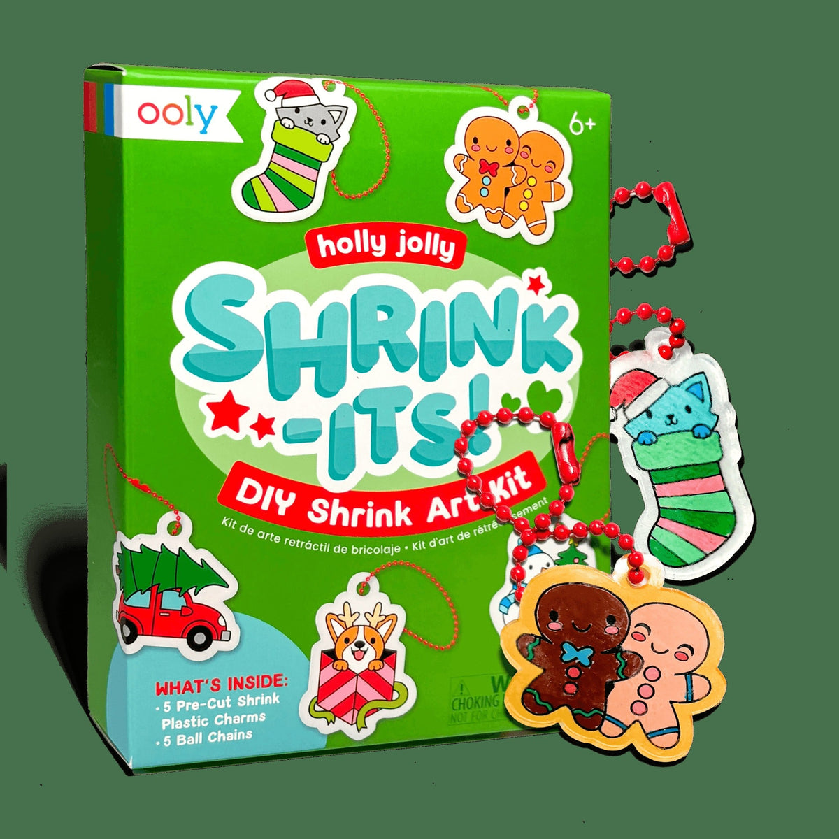 Holly Jolly DIY Shrink Art Kit