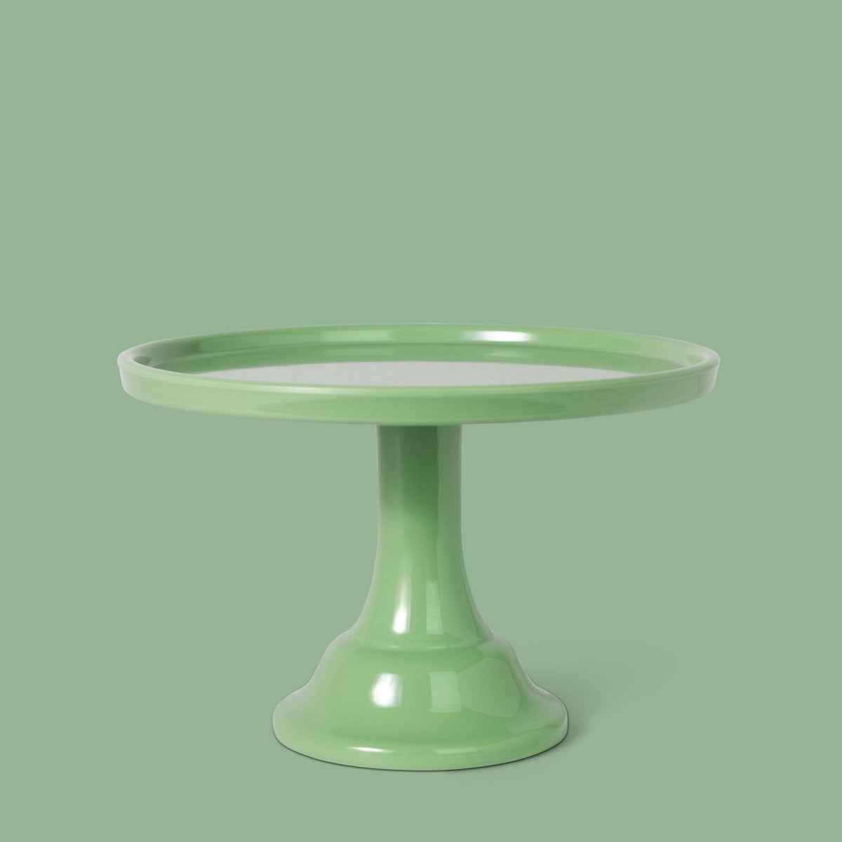 Small Sage Green Melamine Cake Stand
