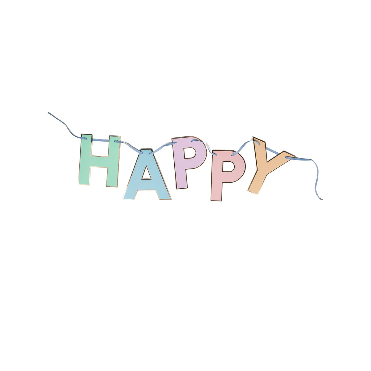 Pastel Happy Birthday Banner