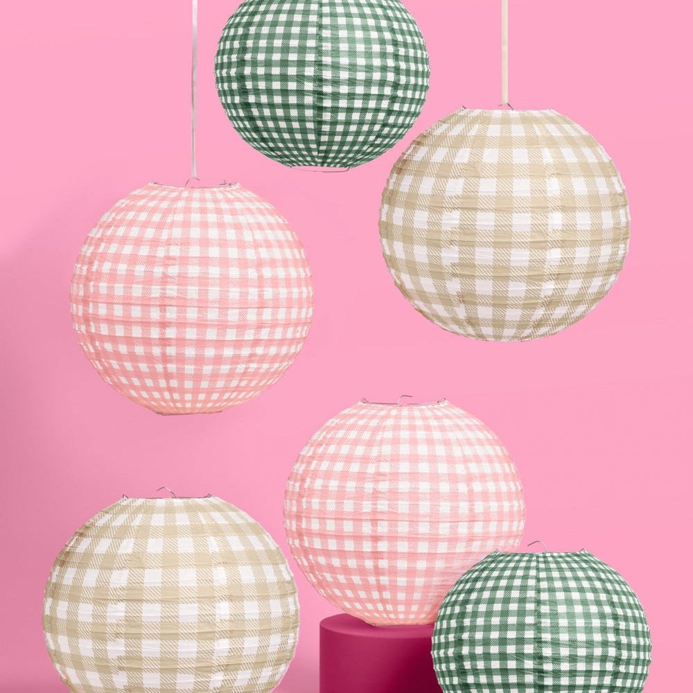 Camp Lantern Set | 6 Paper Party Decorations