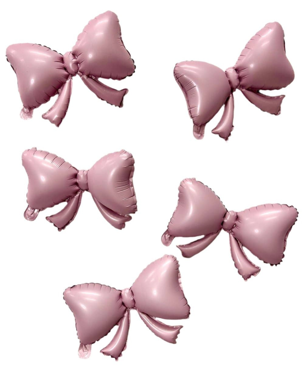 Pink Mini Bow Foil Balloon Set
