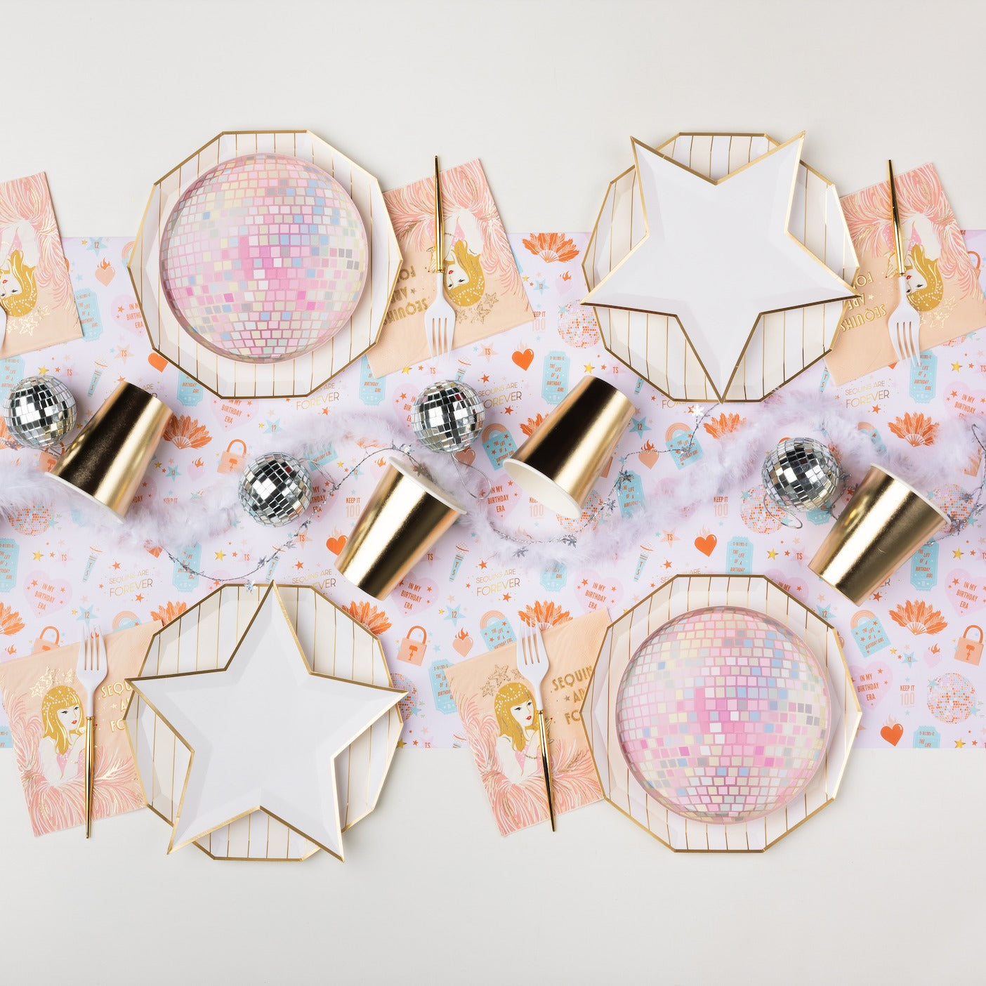 Champagne Fizz Signature Cabana Stripe Plates