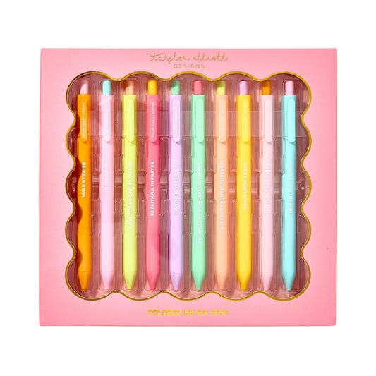 Faith Colored Ink Pen Set