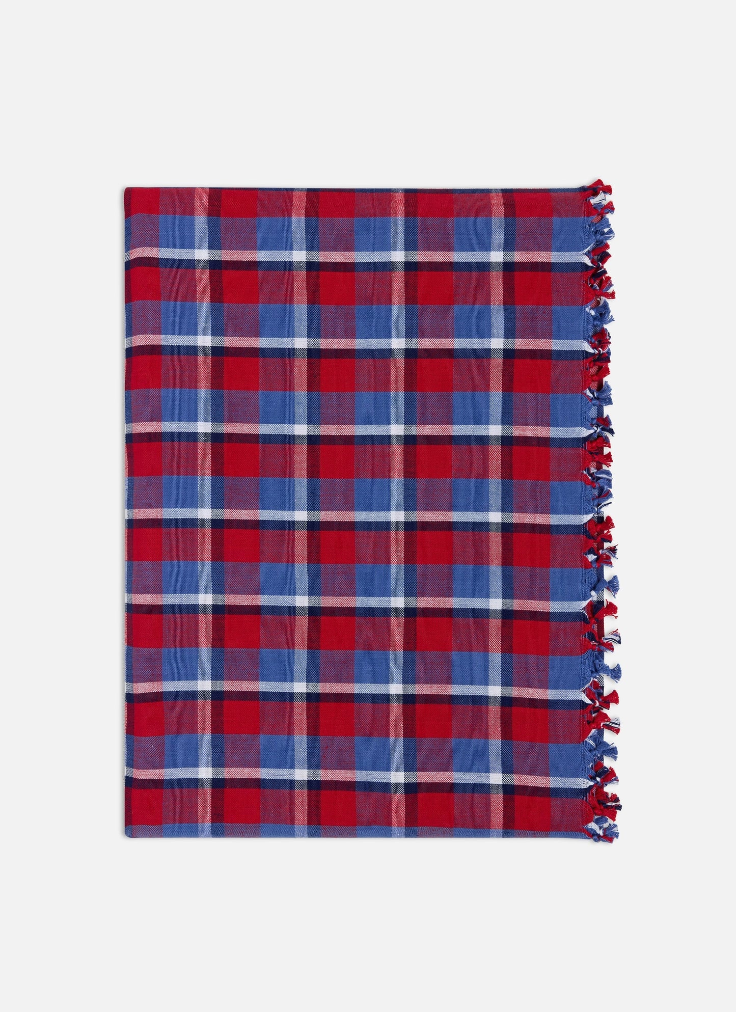 Betty Plaid Red Tablecloth