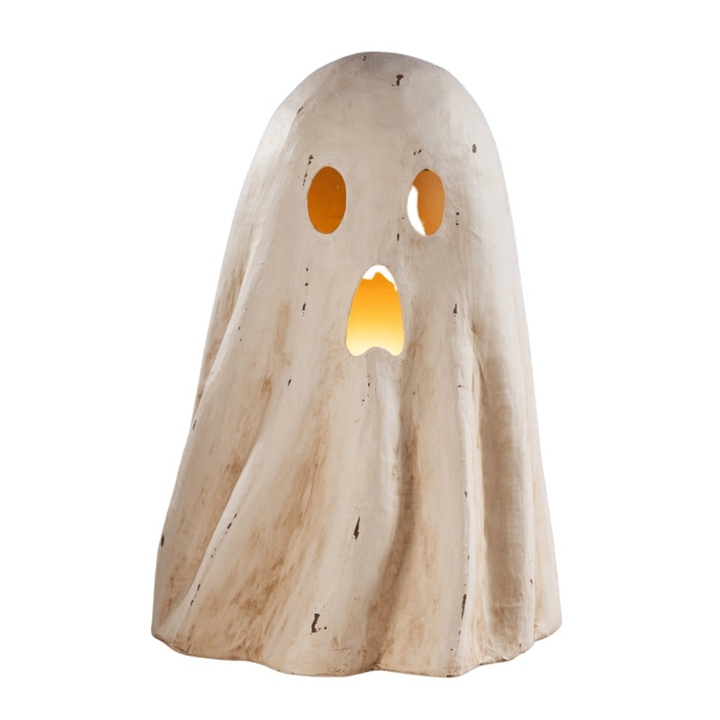 Bethany Lowe Ghost Luminary Large Paper Mache