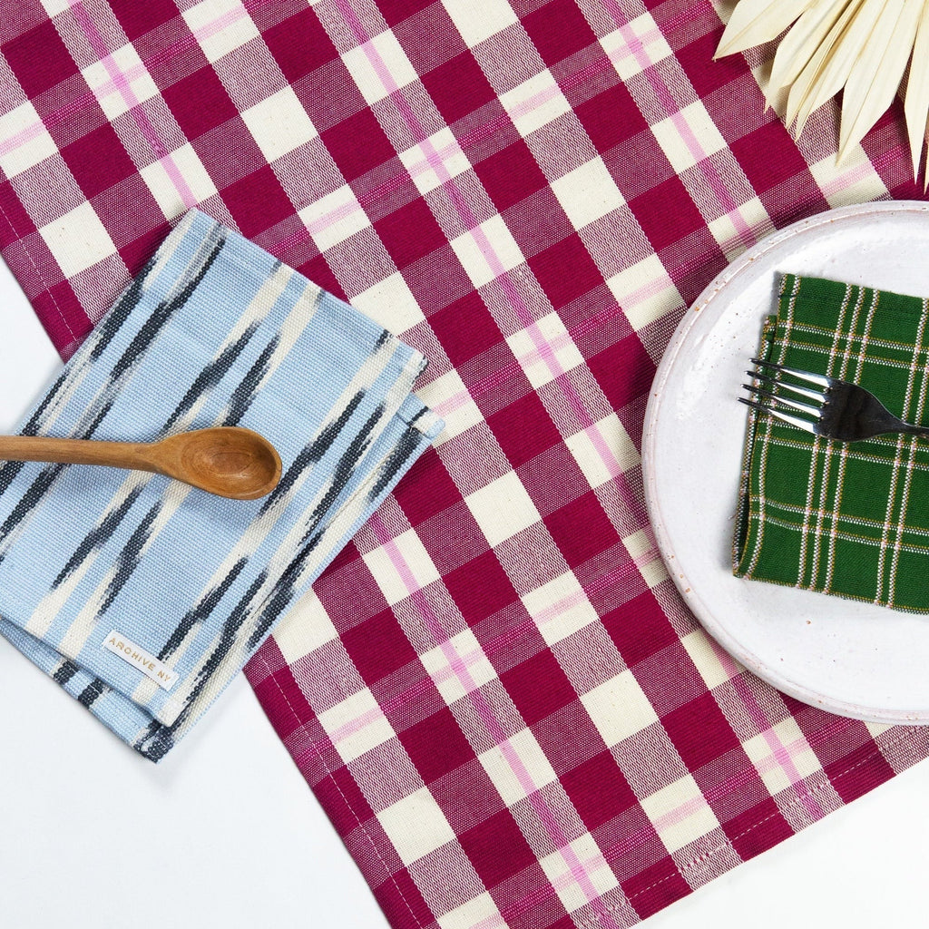 Abigail Plaid Table Runner