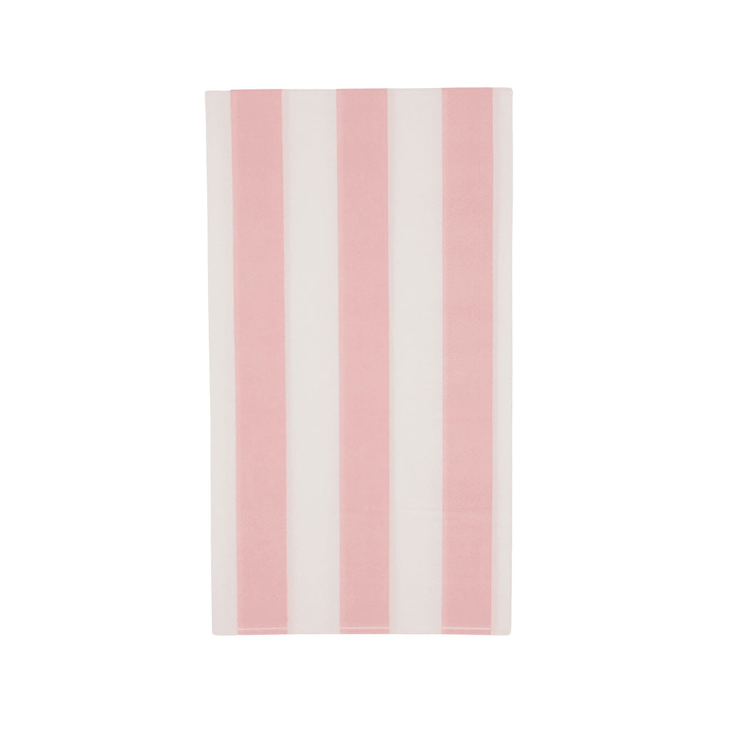 Petal Pink Signature Cabana Stripe Guest Towels