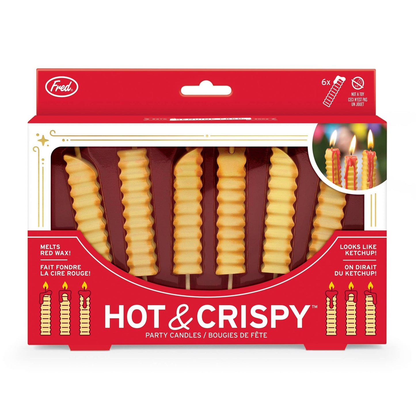 French Fry Birthday Candles