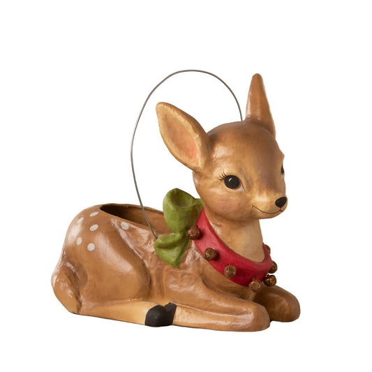 Bethany Lowe Jingle Bell Reindeer Bucket